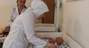 Студентка в хиджабе. Фото: Ингушский медицинский колледж имени Асият Тутаевой http://ingmedcolledge.ru/