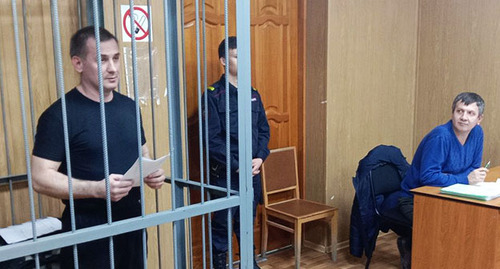 Игорь Нагавкин в зале суда. Фото Вячеслава Ященко для "Кавказского узла"
