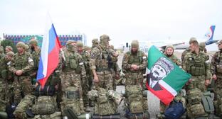Добровольцы перед отправкой на Украину. Фото: "Грозный Информ" https://www.grozny-inform.ru