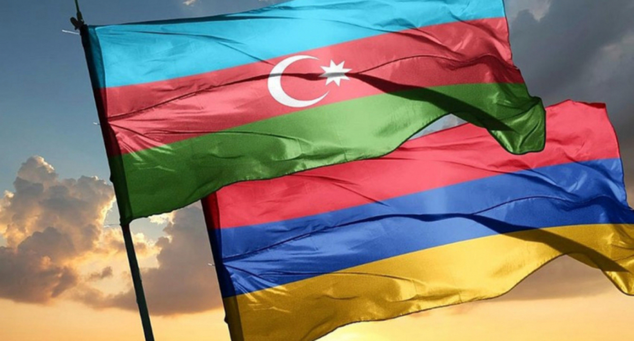 Флаги Армении и Азербайджана. Фото: https://www.musavat.biz