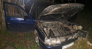 Автомобиль участников нападения на полицейских в Карачаевске. Фото: https://t.me/susk09/2287 Автомобиль участников нападения на полицейских в Карачаевске. Фото: https://t.me/susk09/2287