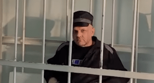 Александр Ноздринов в суде. Стоп-кадр видео из YouTube-канала Краснодарского краевого суда от 29.03.2023, https://www.youtube.com/watch?v=4e0VMD_SZwQ