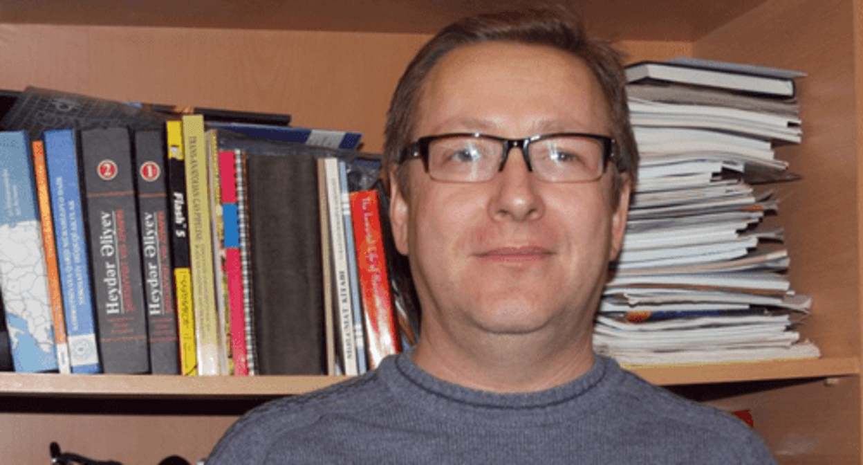 Хафиз Бабалы. Фото: пресс-служба Института свободы и безопасности репортеров https://www.irfs.org/news-feed/real-movement-member-questioned-by-police-over-a-planned-roundtable-event-january-22
