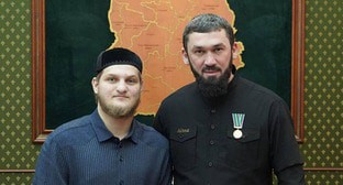 Ахмат Кадыров (слева) и Магомед Даудов. Фото: "Грозный Информ" https://grozny-inform.ru/news/society/161111/