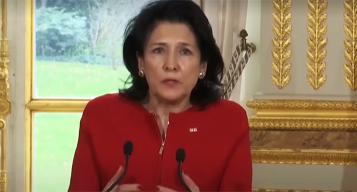 Саломе Зурабишвили. Скриншот видео Вместе МИР
https://www.youtube.com/watch?v=9LEVKs5s3o0