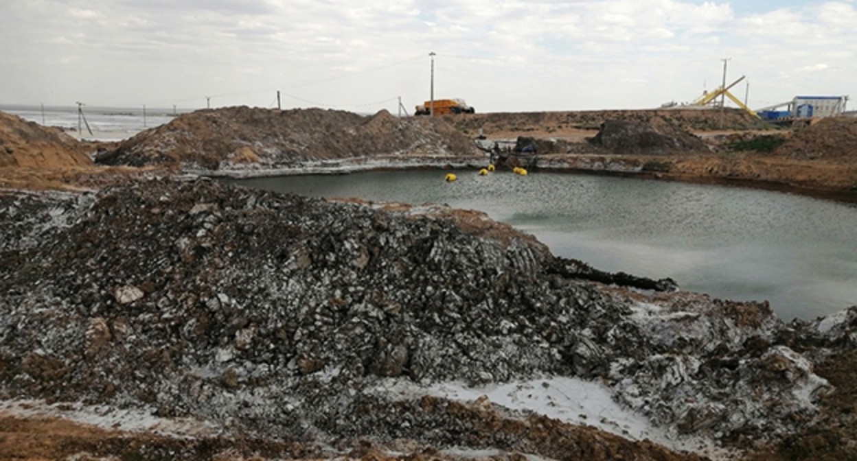 Озеро Баскунчак. Фото: пресс-служба Нижне-Волжского межрегионального управления Росприроднадзора
