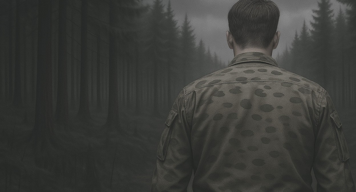 Военный на СВО. Иллюстрация создана "Кавказским узлом" с помощью ИИ в программе Copilot