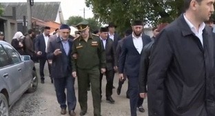 Похороны убитого на Украине военного в Ингушетии. Кадр видео пресс-службы правительства Ингушетии / Telegram