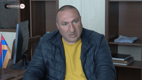 Глава администрации Мецавана Овик Маркосян. Фото Regions TV.