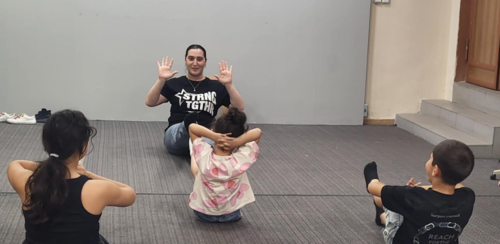 Занятия с детьми в рамках инициативы New Perspective. Фото Алвард Григорян для ""Кавказского узла".