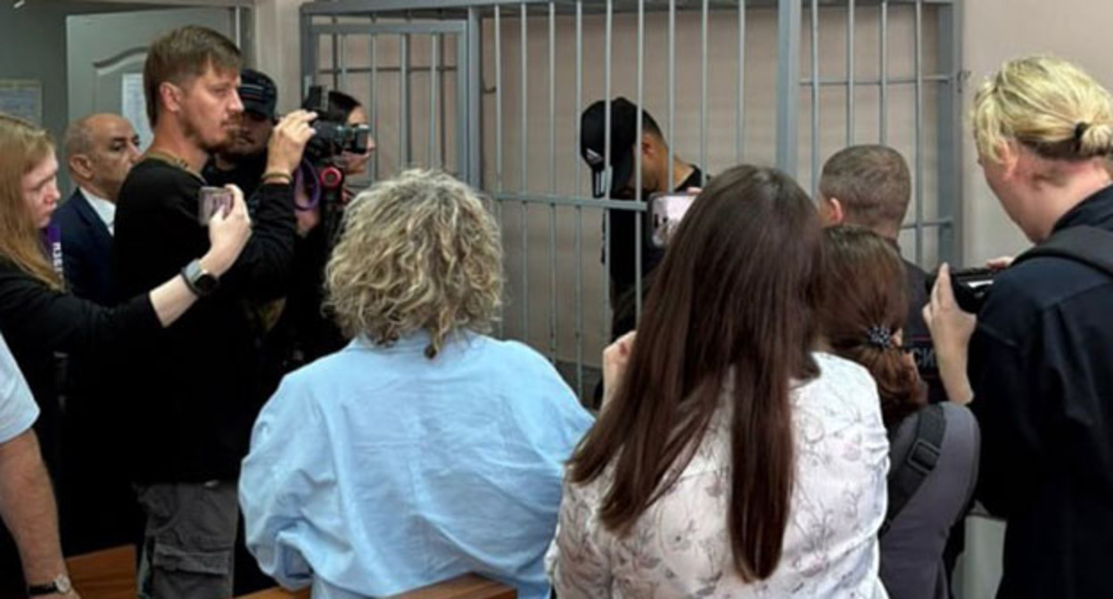 Шахин Лалаев в зале суда. 2 июля 2025 г. Фото: https://t.me/ekboblsud/3256