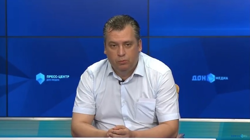 Дмитрий Абросимов. Кадр видео телеканала DON24