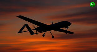 БПЛА в небе. Иллюстрация создана "Кавказским узлом" с помощью ИИ в программе Copilot