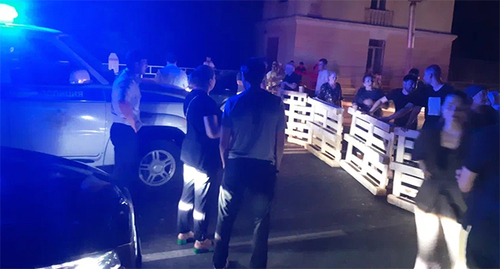 Акция протеста 10.08.2023 в микрорайоне Редукторный. Фото Олега Ионова для "Кавказского узла".