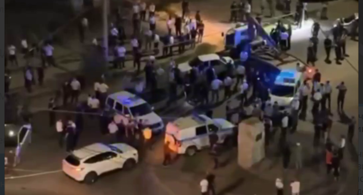 Обстановка на месте. Стоп-кадр видео РГВК "Дагестан" от 29.08.25, https://t.me/RGVKDAGESTAN/40104