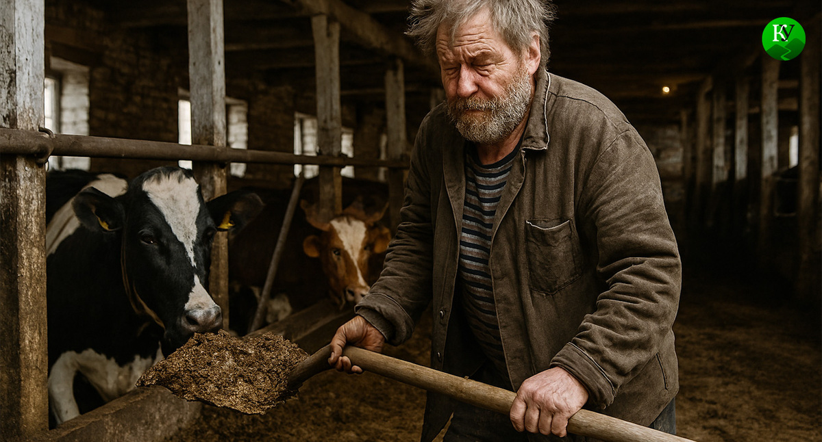 Рабство на ферме. Иллюстрация создана "Кавказским узлом" с помощью ИИ в программе Copilot