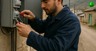 Электрик. Иллюстрация создана «Кавказским узлом» с помощью ИИ в программе Copilot