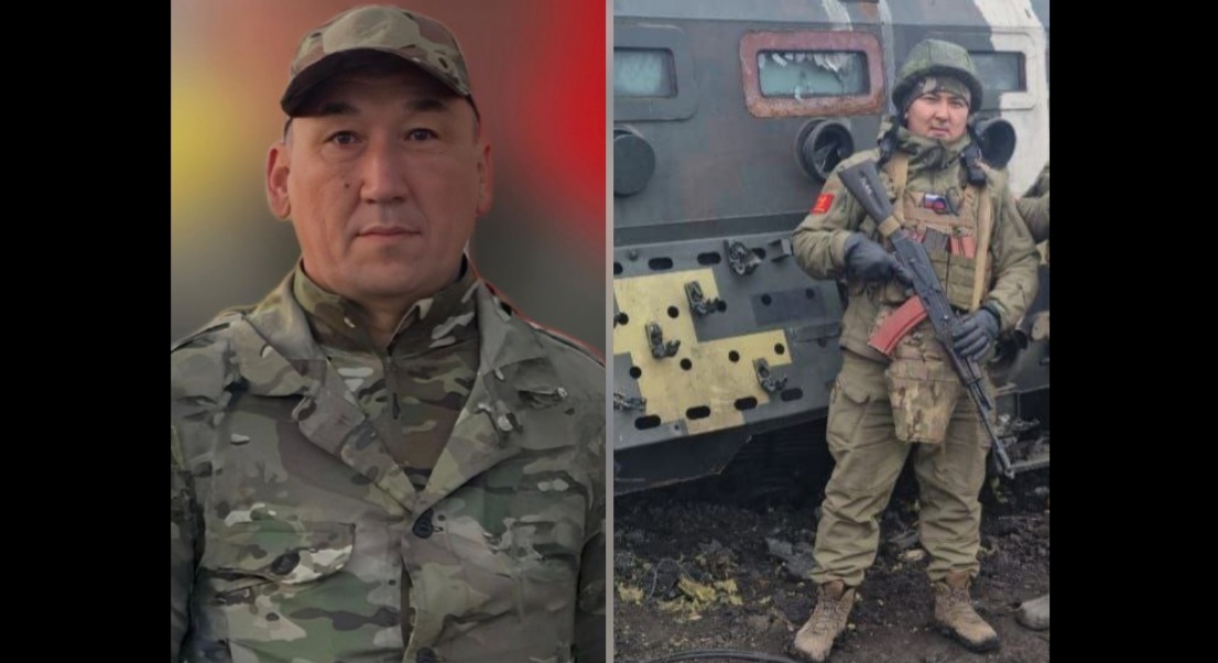 Гали Джансултанов и Нуржан Серкалиев. Фото из телеграм-канала администрации Володарского района https://t.me/regionvol/10897 https://t.me/regionvol/10898 Коллаж "Кавказского узла".