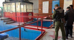 Проверка канатной дороги на Эльбрусе. Фото: телеграм-канал kbr.sledcom
