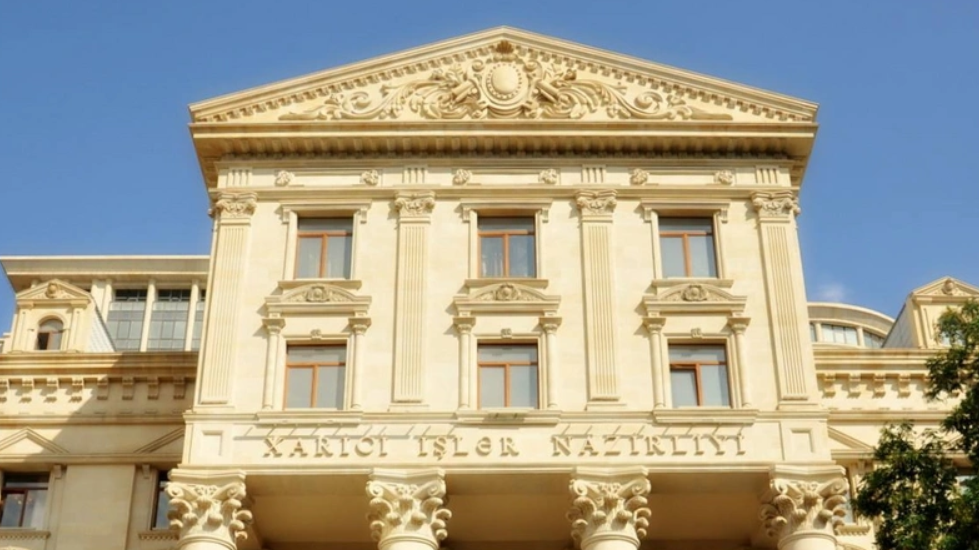 МИД Азербайджана. Скриншот фото Report.Az, https://report.az/ru/vneshnyaya-politika/mid-azerbajdzhana-rasprostranil-zayavlenie-v-svyazi-s-dnem-gosudarstvennogo-suvereniteta