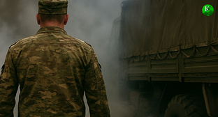 Военный на СВО. Иллюстрация создана "Кавказским узлом" с помощью ИИ в программе Copilot