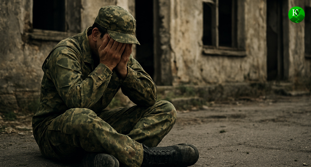 Военный на СВО. Иллюстрация создана "Кавказским узлом" с помощью ИИ в программе Copilot