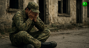 Военный на СВО. Иллюстрация создана "Кавказским узлом" с помощью ИИ в программе Copilot