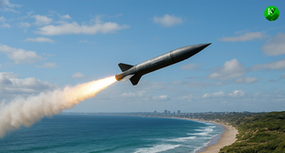 Ракетная атака. Иллюстрация создана «Кавказским узлом» с помощью ИИ в программе Copilot