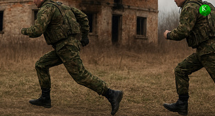 Военные на СВО. Иллюстрация создана «Кавказским узлом» с помощью ИИ в программе Copilot