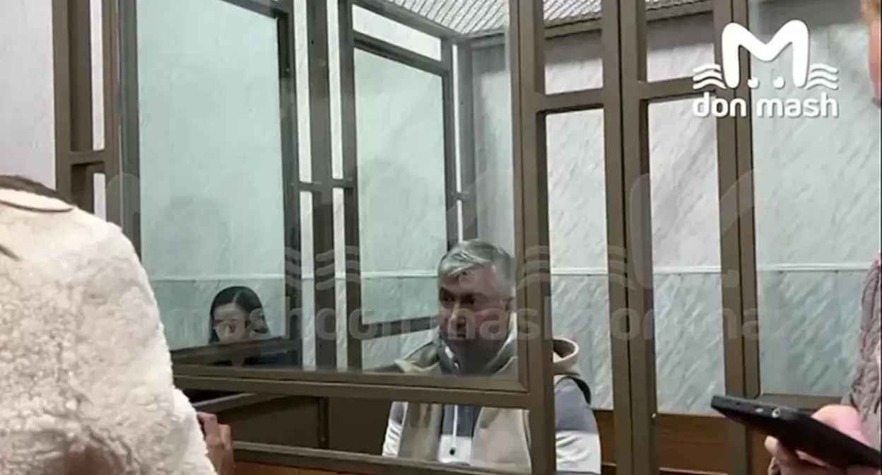 Алексей Логвиненко в зале суда. 24 октября 2025 года. Скриншот видео Телеграм-канал Mash