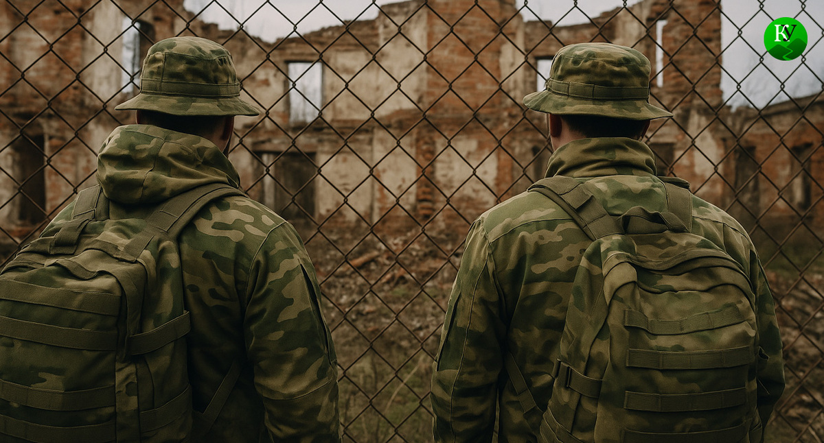 Военные на СВО. Иллюстрация создана «Кавказским узлом» с помощью ИИ в программе Copilot
