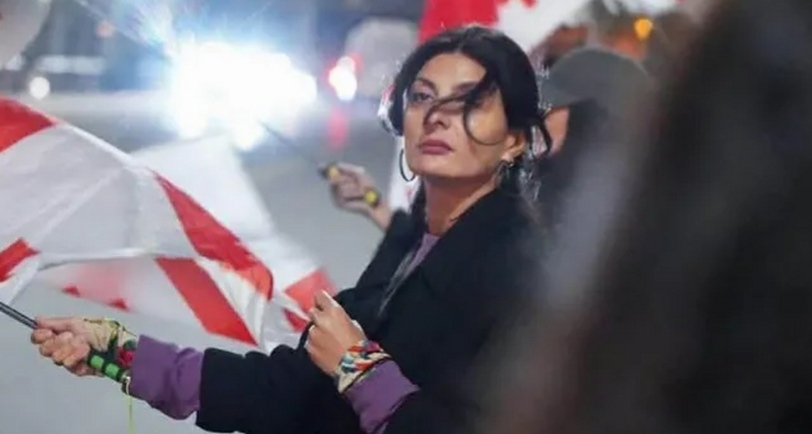 Тата Перадзе. Фото: "Интерпрессньюс" https://www.interpressnews.ge/ru/article/171576-zaderzhana-chlen-koalitsii-za-peremeny-tata-peradze