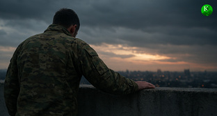 Военный на СВО. Иллюстрация создана «Кавказским узлом» с помощью ИИ в программе Copilot