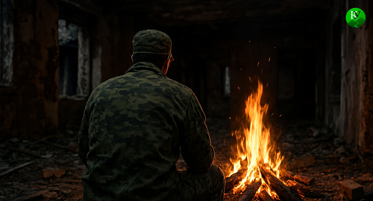Военный на СВО. Иллюстрация создана «Кавказским узлом» с помощью ИИ в программе Copilot