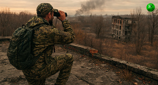 Военный на СВО. Иллюстрация создана «Кавказским узлом» с помощью ИИ в программе Copilot