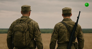 Военнослужащие. Иллюстрация "Кавказского узла" созданная ИИ при помощи программы Copilot Военнослужащие. Иллюстрация "Кавказского узла" созданная ИИ при помощи программы Copilot