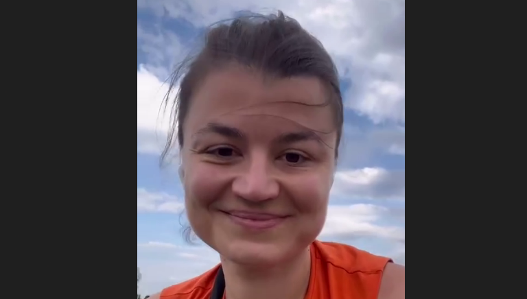 Залина Маршенкулова (внесена в реестр иноагентов) Стоп-кадр видео из ее Telegram-канала от 17.08.24, https://t.me/vlast_Zh/12662