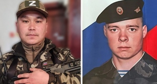 Рустам Сарсенгалиев, Николай Курбатов. Скриншоты публикаций администрации Володарского района https://t.me/regionvol/ Коллаж "Кавказского узла".