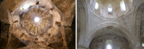 The reshaping of the dome of the "Three Youths" (Erits Mankants) Monastery. Photo courtesy of Faig Ismailov to the "Caucasian Knot."