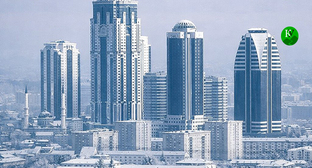 Грозный. Иллюстрация создана "Кавказским узлом" при помощи ИИ в программе Copilot