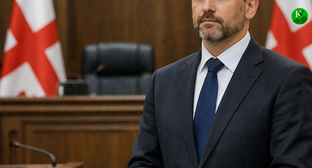 Мужчина в зале суда. Иллюстрация создана "Кавказским узлом" при помощи ИИ в программе Copilot