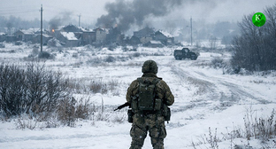 Военнослужащий. Иллюстрация создана "Кавказским узлом" при помощи ИИ в программе Copilot