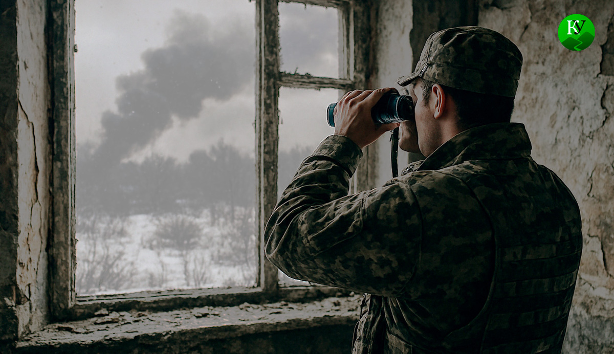 Военный на СВО. Иллюстрация создана «Кавказским узлом» с помощью ИИ в программе Copilot
