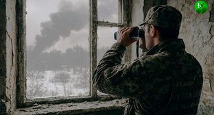 Военный на СВО. Иллюстрация создана «Кавказским узлом» с помощью ИИ в программе Copilot