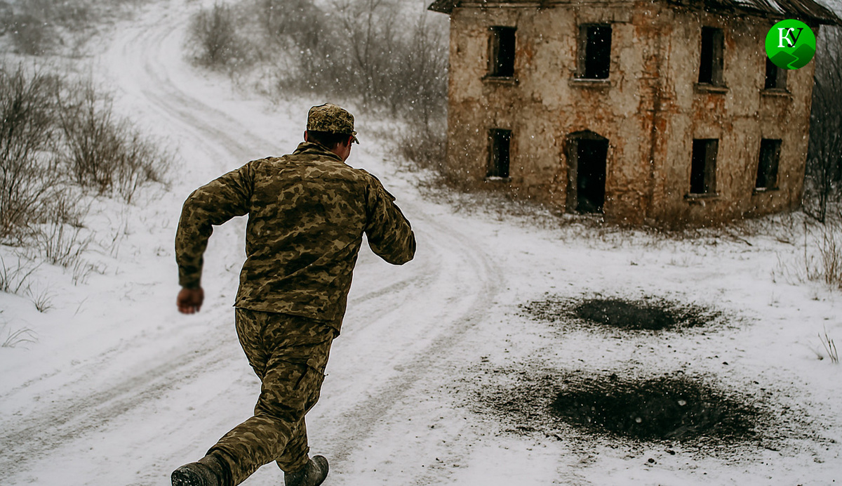 Военный на СВО. Иллюстрация создана «Кавказским узлом» с помощью ИИ в программе Copilot