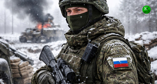 Военнослужащий. Иллюстрация создана "Кавказским узлом" при помощи ИИ в программе Copilot