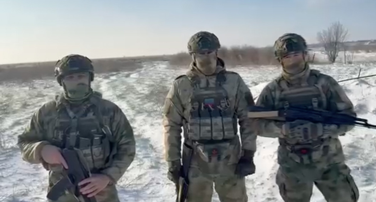 Участники СВО. Кадр из видео: https://t.me/tema_dagestana/10550