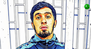 Мансур Мовлаев. Иллюстрация создана "Кавказским узлом" при помощи ИИ в Copilot