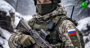 Военнослужащий. Иллюстрация создана "Кавказским узлом" при помощи ИИ в программе Copilot Военнослужащий. Иллюстрация создана "Кавказским узлом" при помощи ИИ в программе Copilot