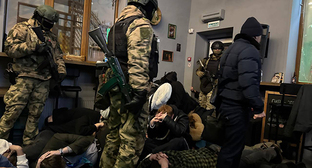 Задержание участников "Лимоновских чтений". 17 января 2026 г. Фото: https://t.me/rightsofnation/2453